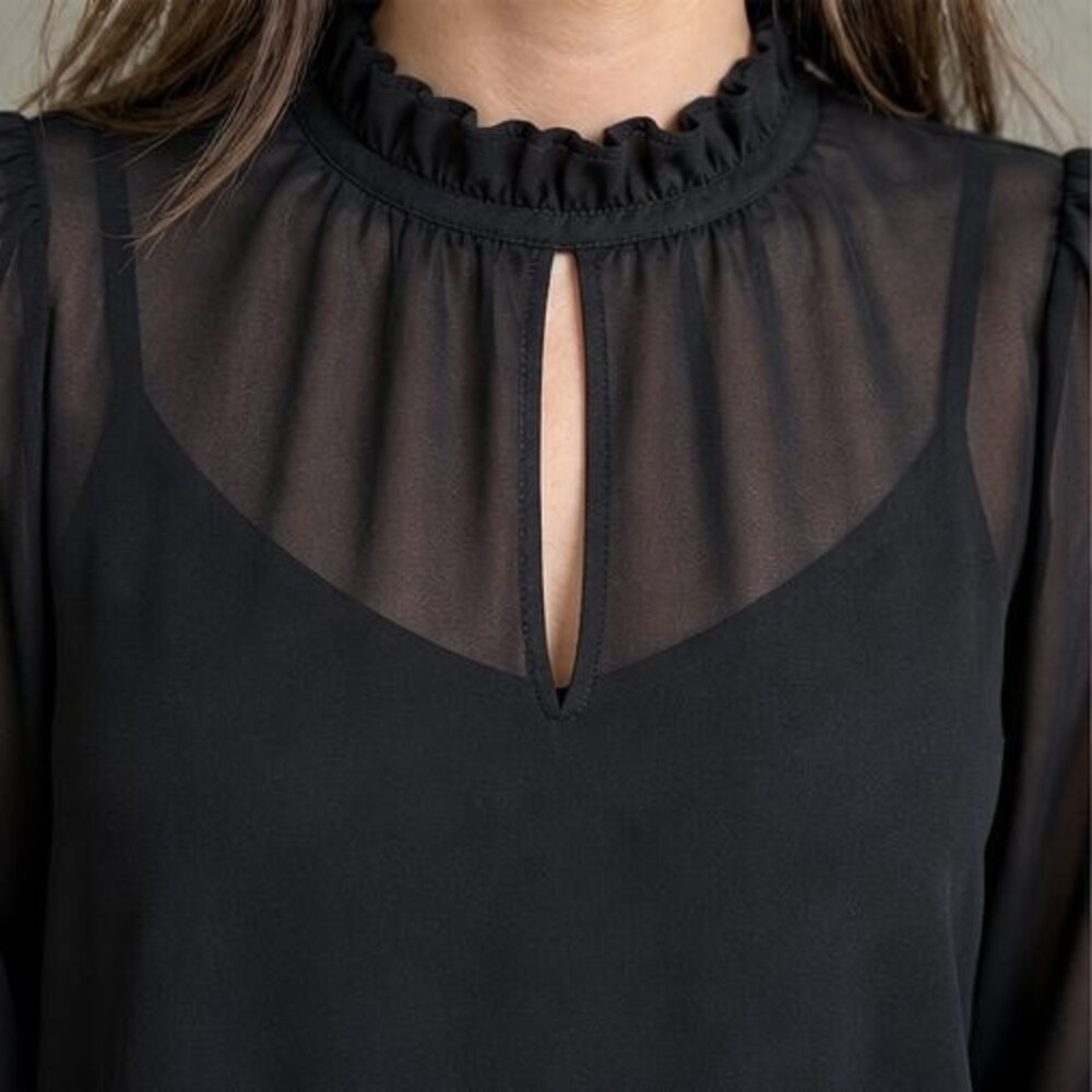 Sand Peplum Top - Picture 4 of 6